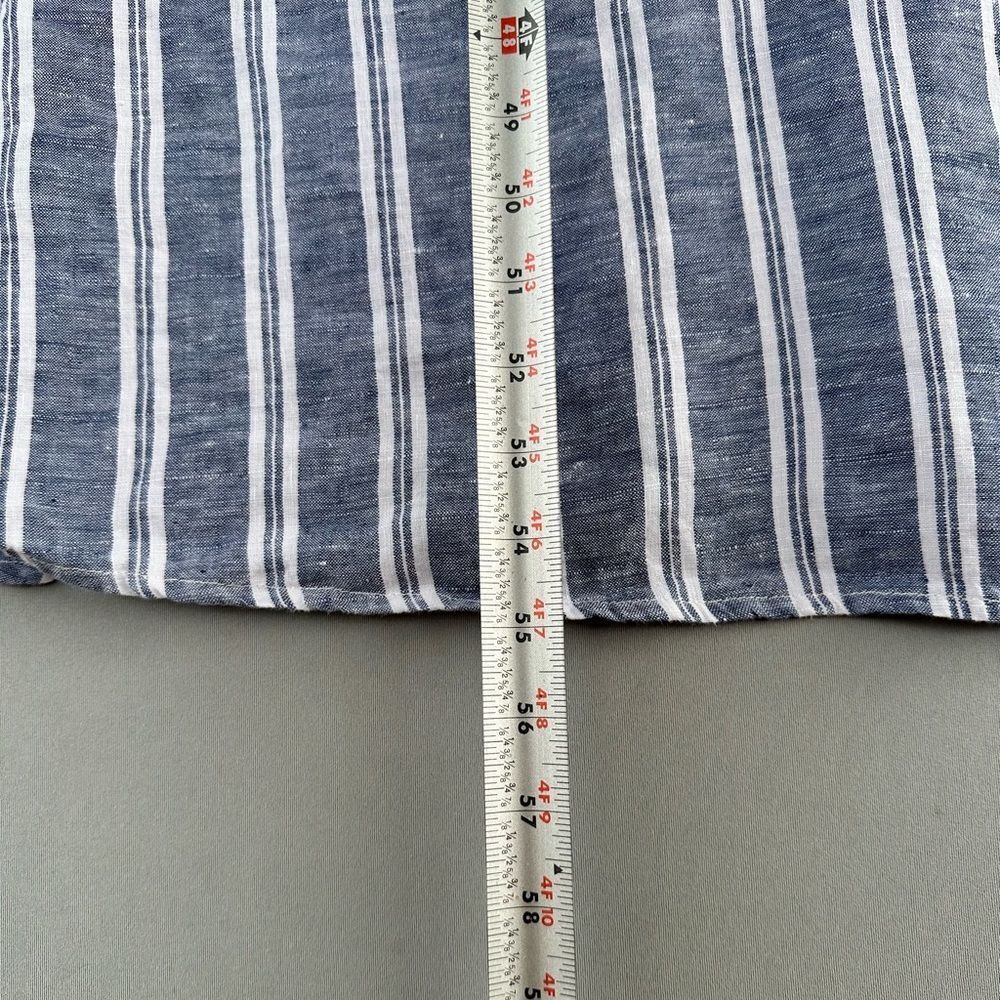 🎉5 for $45 🎉 St Tropez West Dress Maxi Long Size 4 Pure Linen - Picture 6 of 10